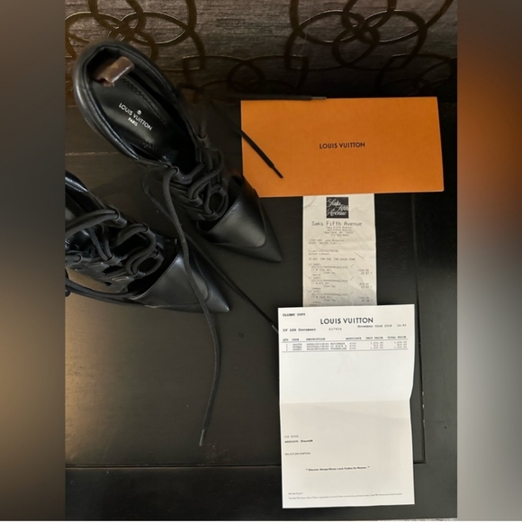 Authentic Louis Vuitton Black Streamline Heels - Picture 13 of 14